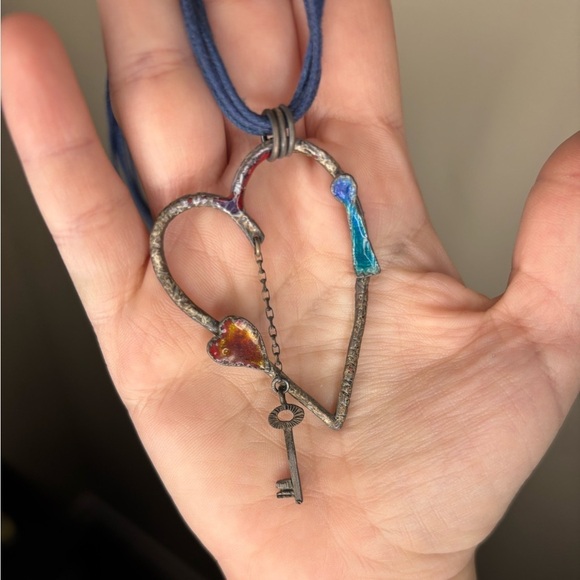 ITALIAN JEWELRY| Hand Made Necklace from Italy Wearable Art One of a Kind - Picture 1 of 3
